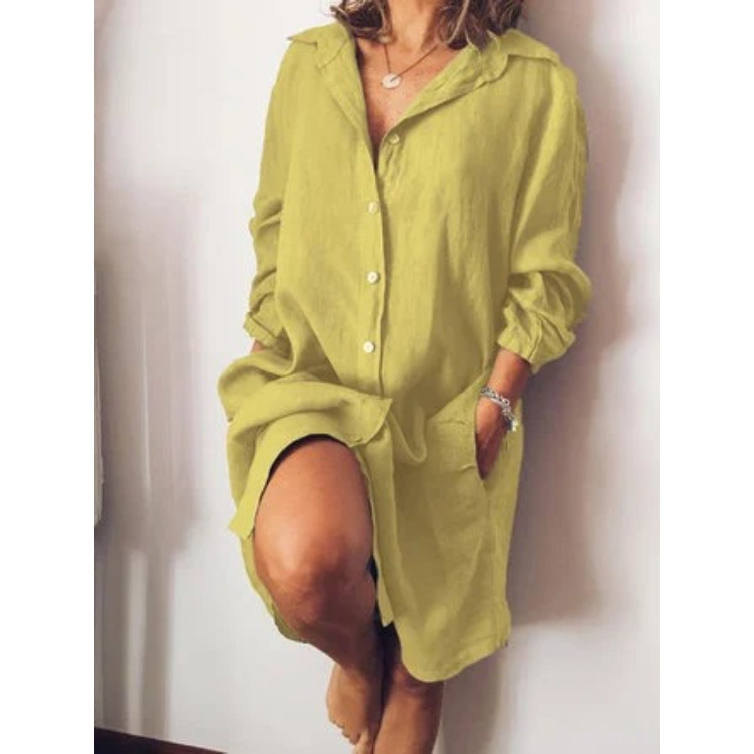 Olympe - Blouse Estivale En Lin Avec Coupe Fluide