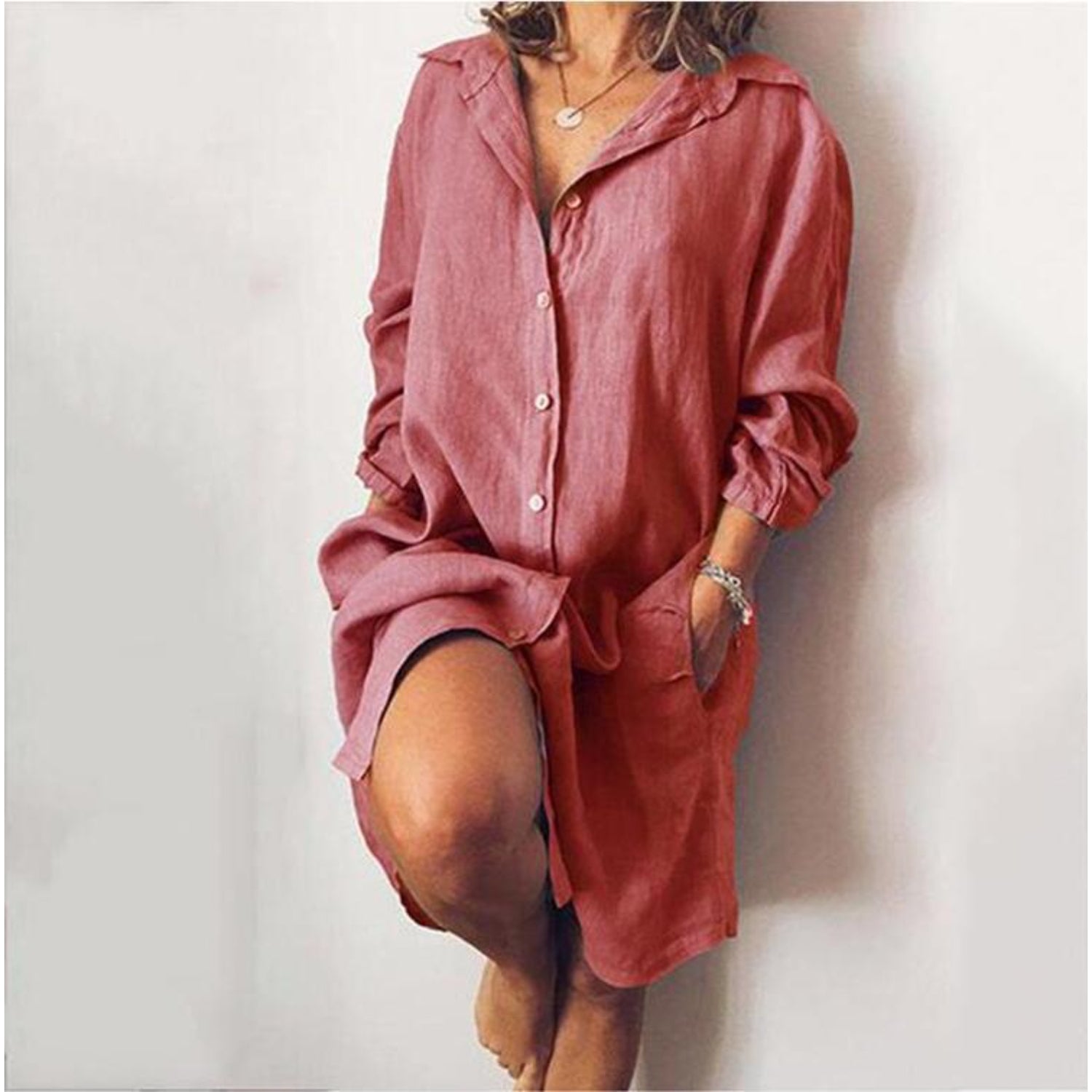 Olympe - Blouse Estivale En Lin Avec Coupe Fluide