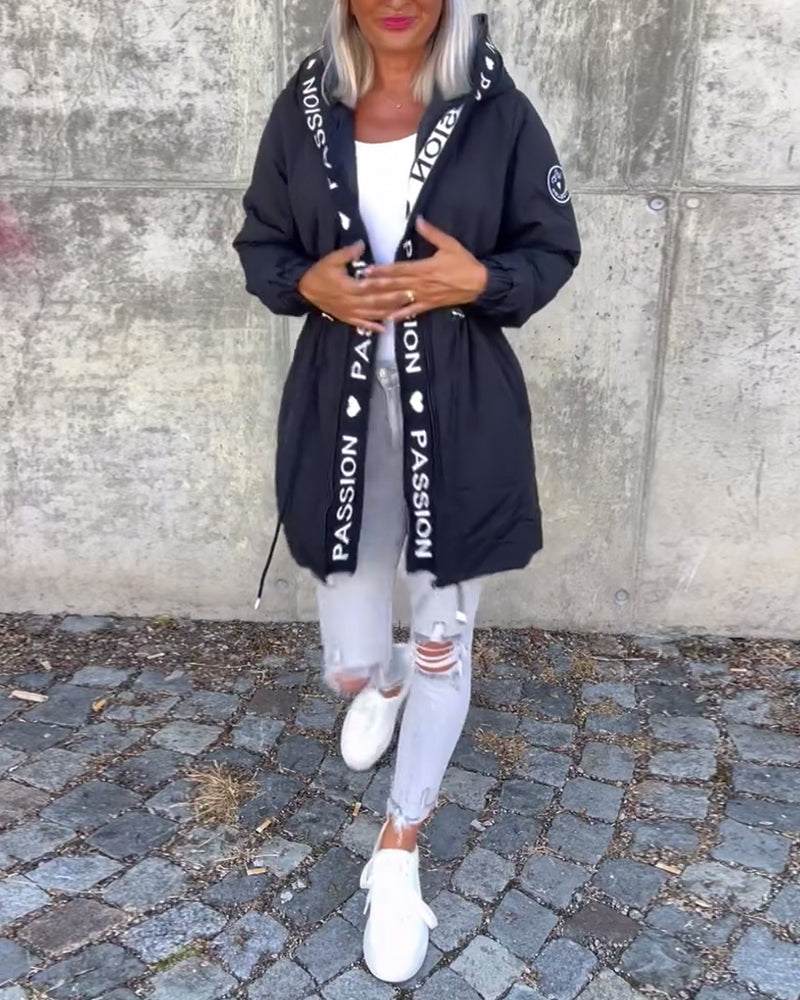 Camille | Parka Élégante Cintrée à Capuche