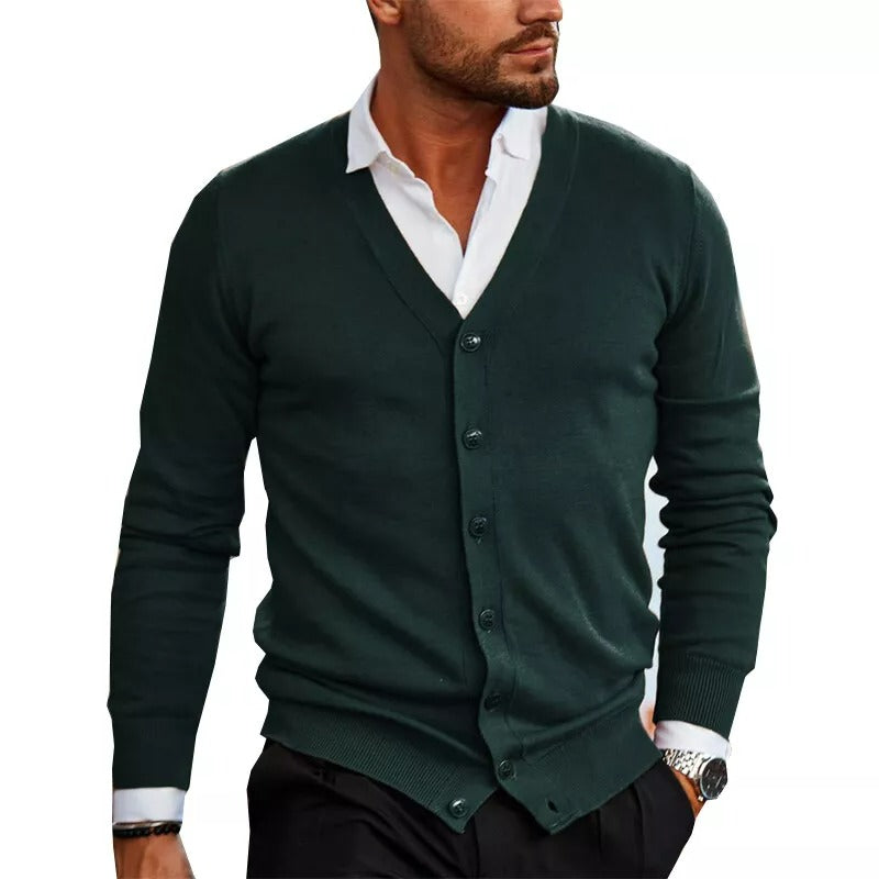 Étienne - Cardigan Tricoté Élégant Homme
