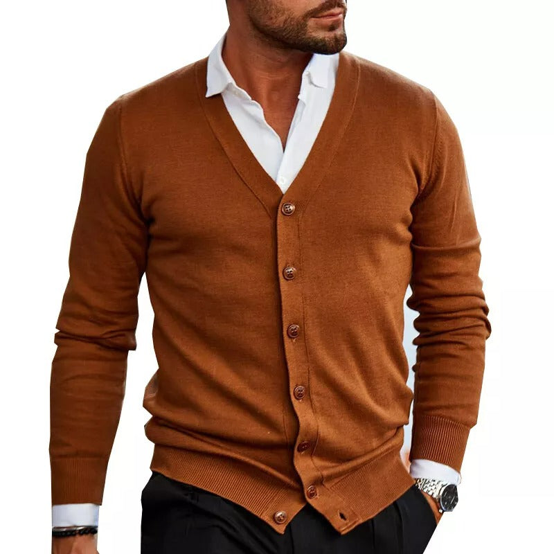 Étienne - Cardigan Tricoté Élégant Homme