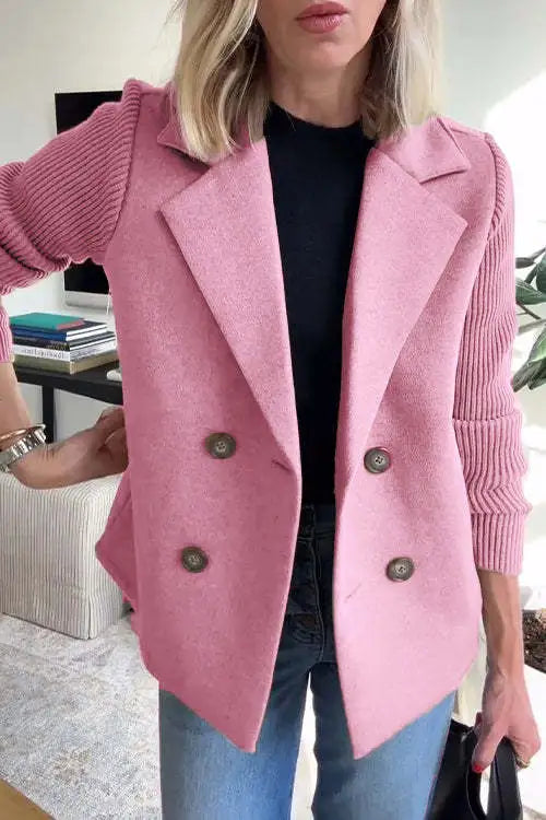 Adèle | Veste Chic Courte Patchwork