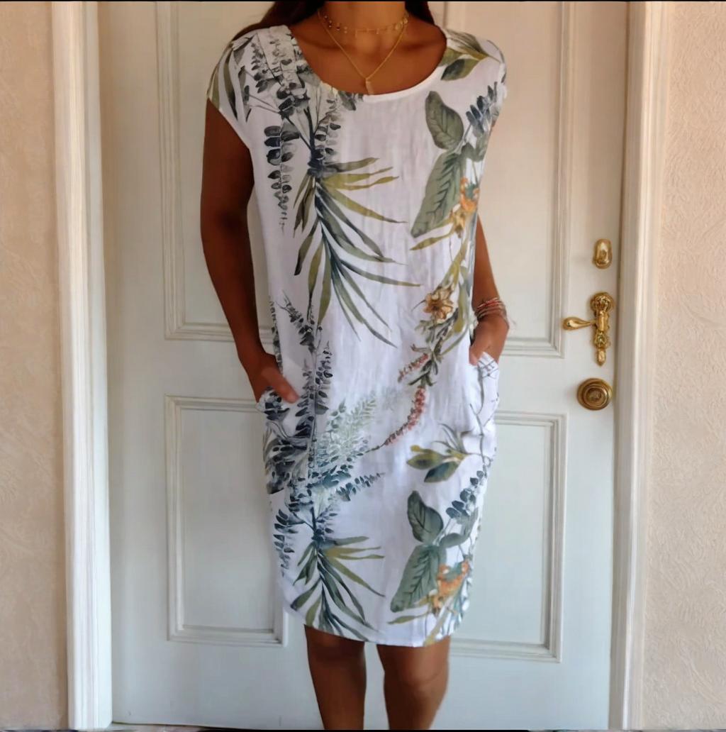 Robe D'Été Femme Imprimée Fluide - Julie