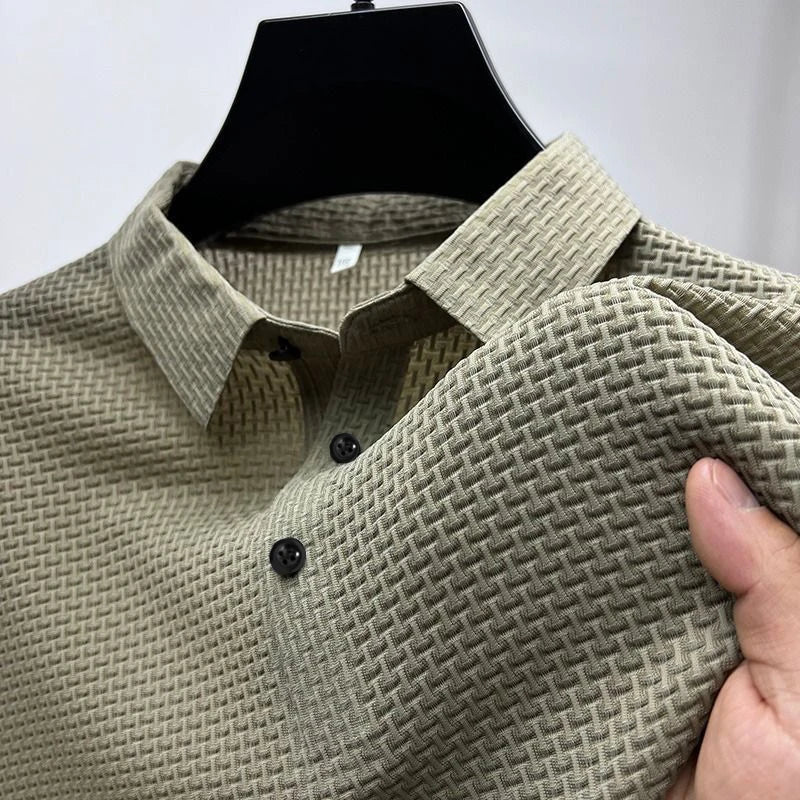 Felipe - Polo Texturé Élégant Homme