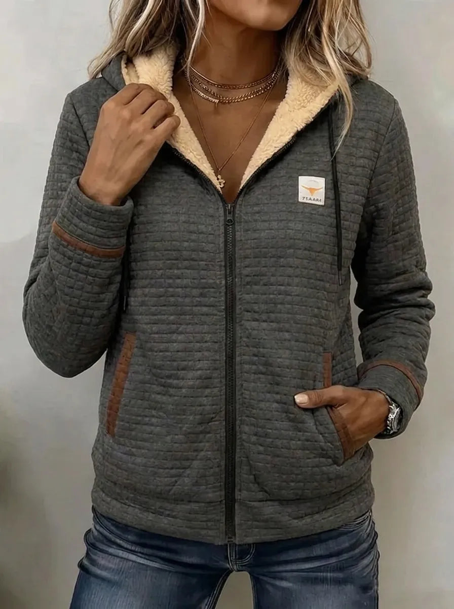 Chloé - Veste Chic Matelassée Capuche