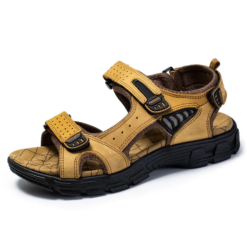 Rafael - Sandales en Cuir Confortables pour Homme