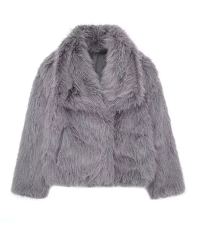 Véronique - Manteau Chic Fourrure Court