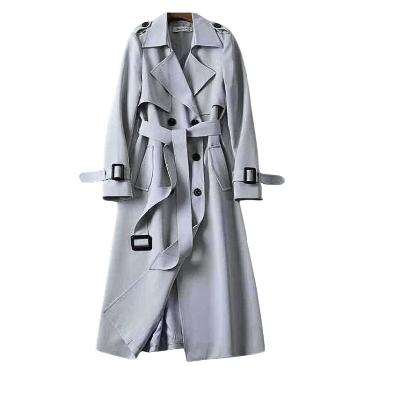 Anne | Trench Chic Mi-Long Ceinturé