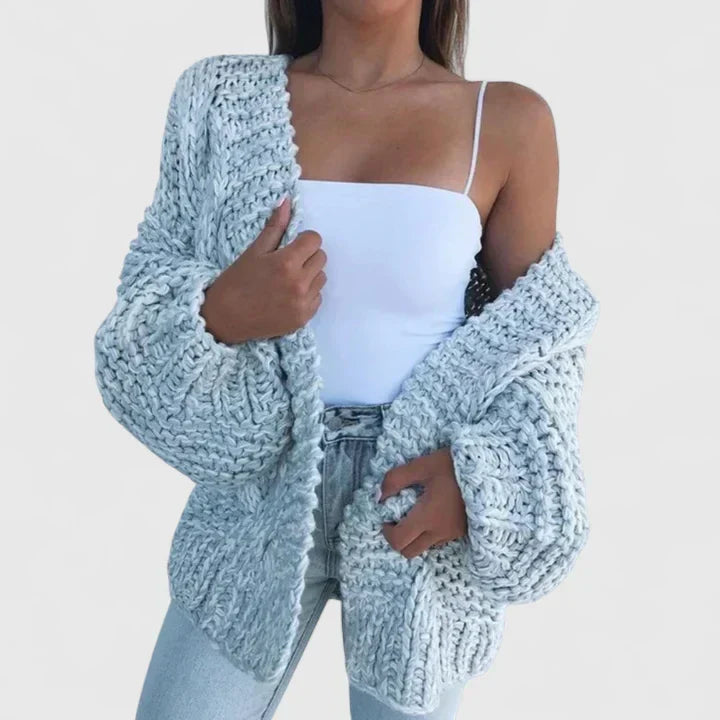 Chloé - Cardigan Élégant Oversize Grosse Maille