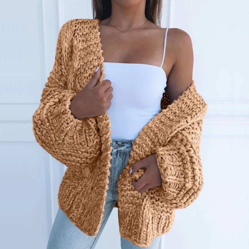 Chloé - Cardigan Élégant Oversize Grosse Maille