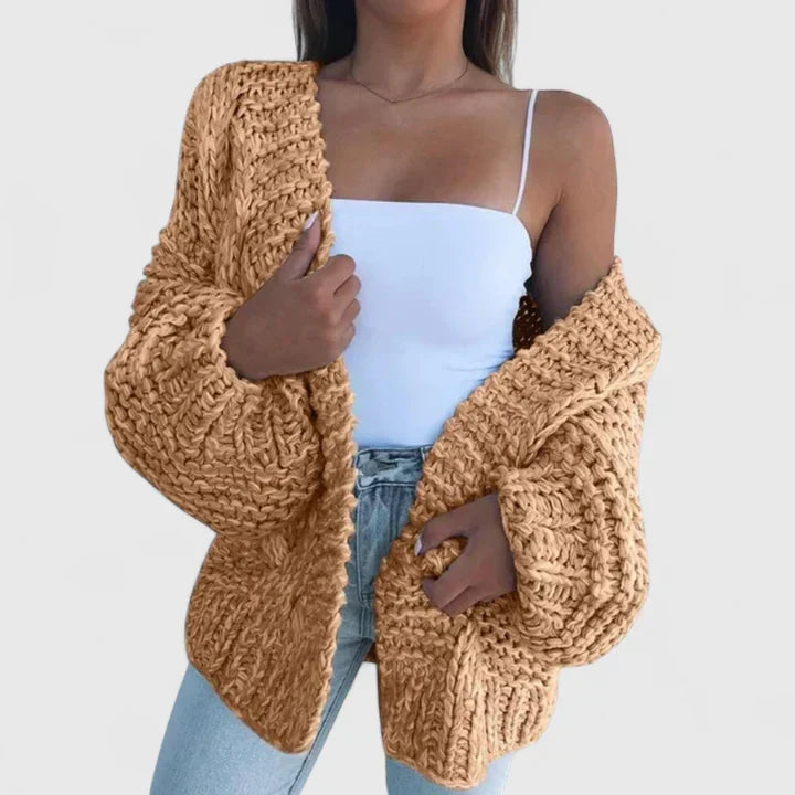 Chloé - Cardigan Élégant Oversize Grosse Maille