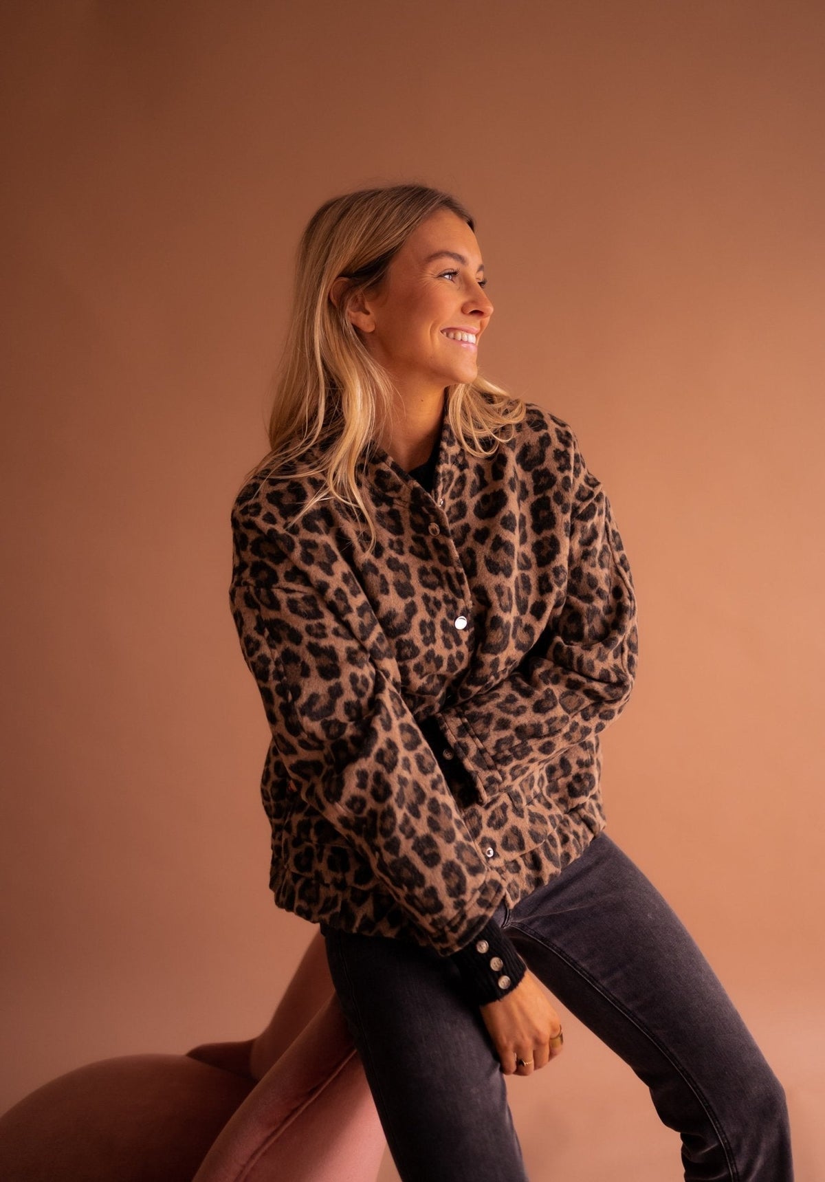 Camille | Veste Stylée Léopard Oversize