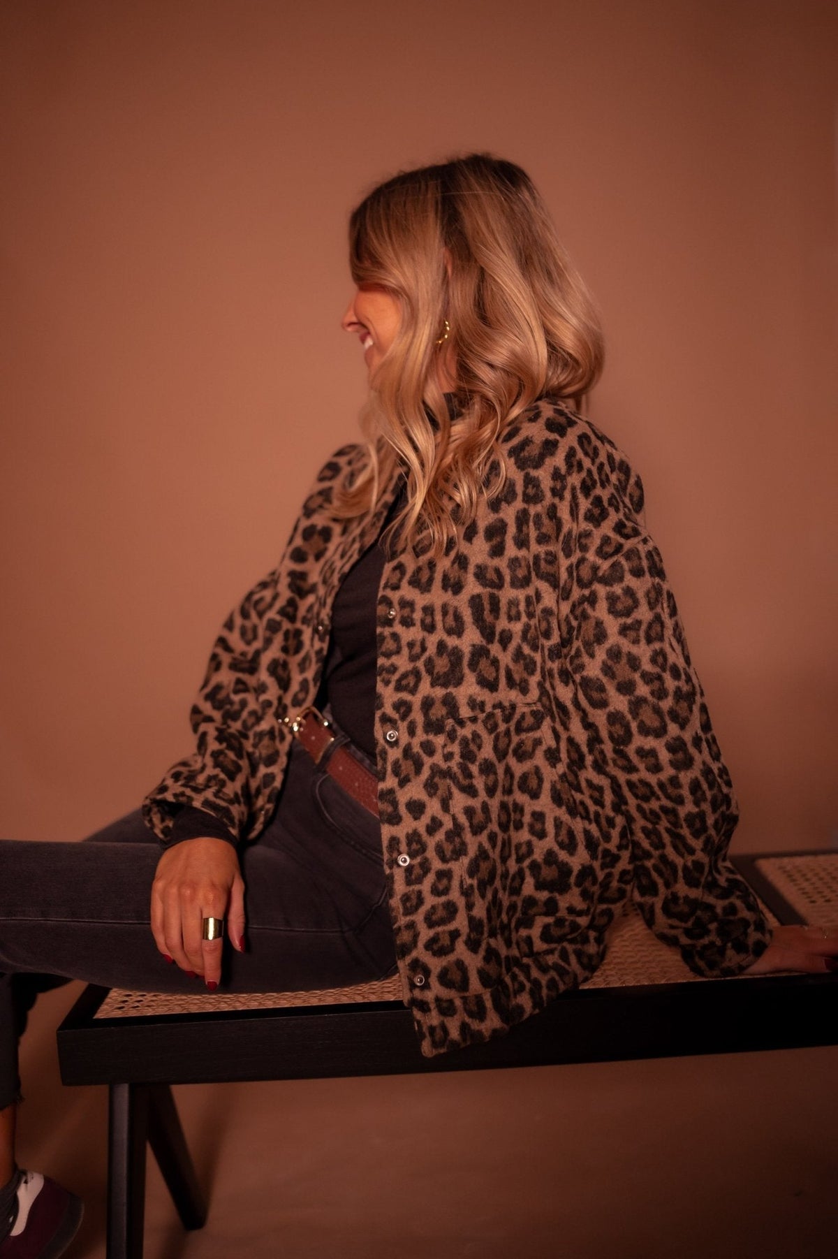 Camille | Veste Stylée Léopard Oversize