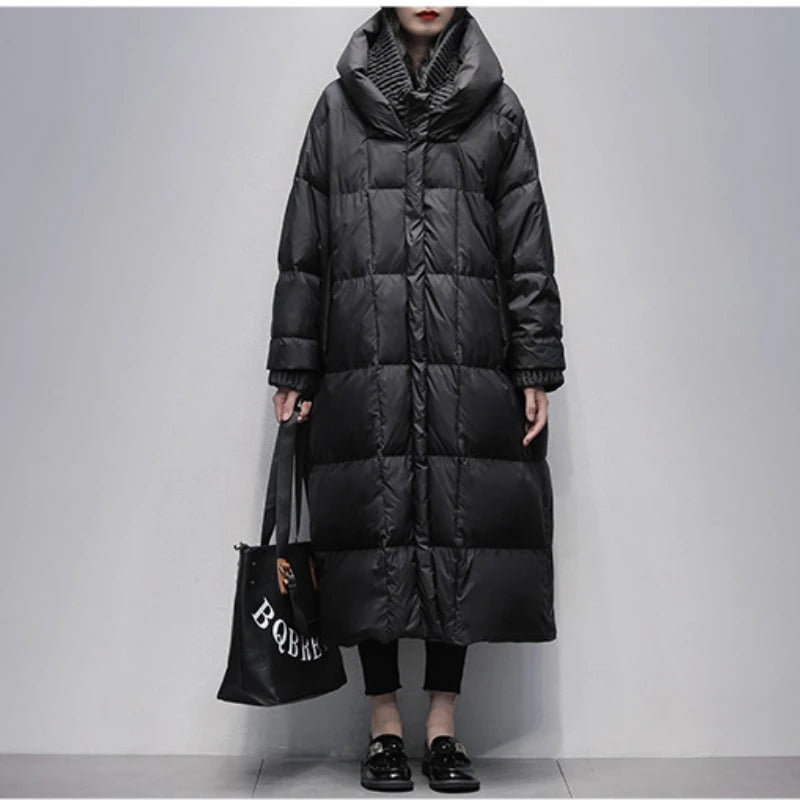 Aurélie - Doudoune Chic Oversize à Capuche