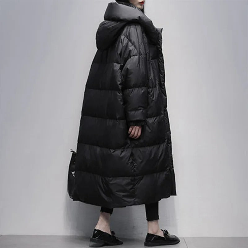 Aurélie - Doudoune Chic Oversize à Capuche