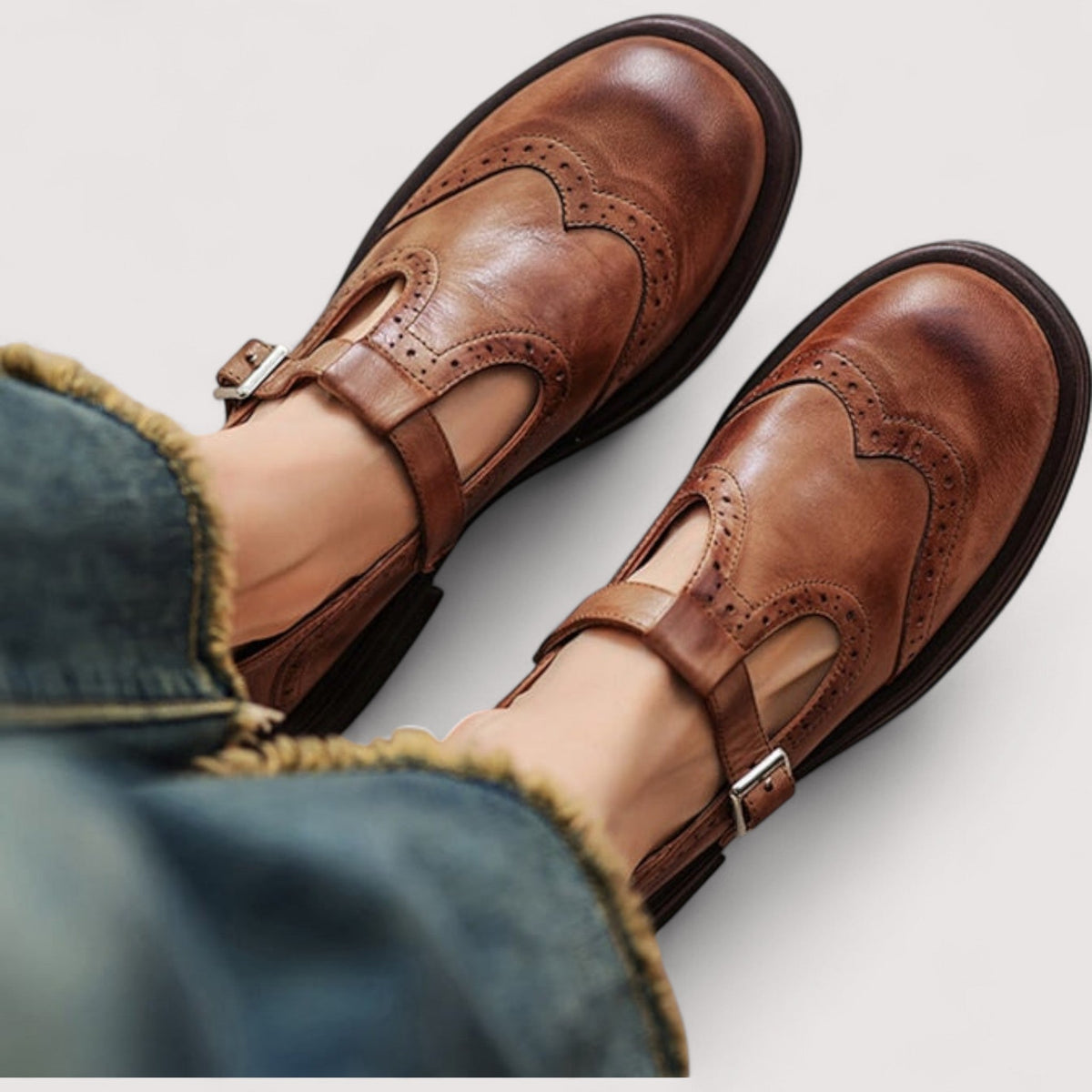 Caroline | Chaussures Mary Jane Élégantes Richelieu