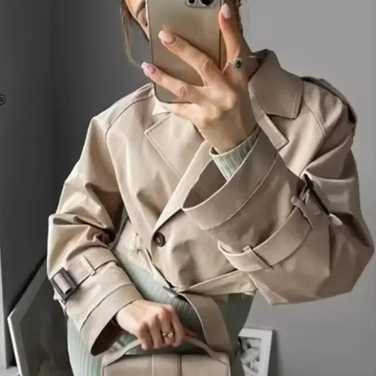 Charlotte - Trench court chic femme