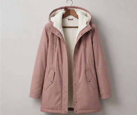 Nathalie | Parka Élégante Chaude à Capuche