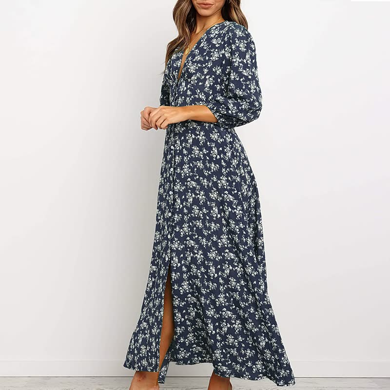 Delphine - Robe Maxi D'Été Élégante