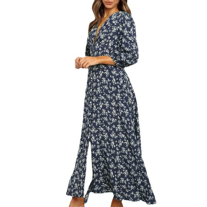 Delphine - Robe Maxi D'Été Élégante