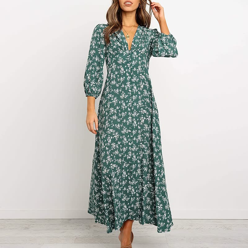 Delphine - Robe Maxi D'Été Élégante