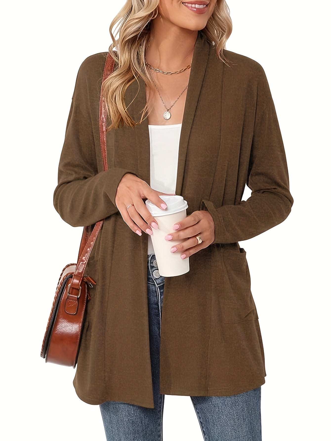 Sylvie - Gilet Chic Long Ouvert