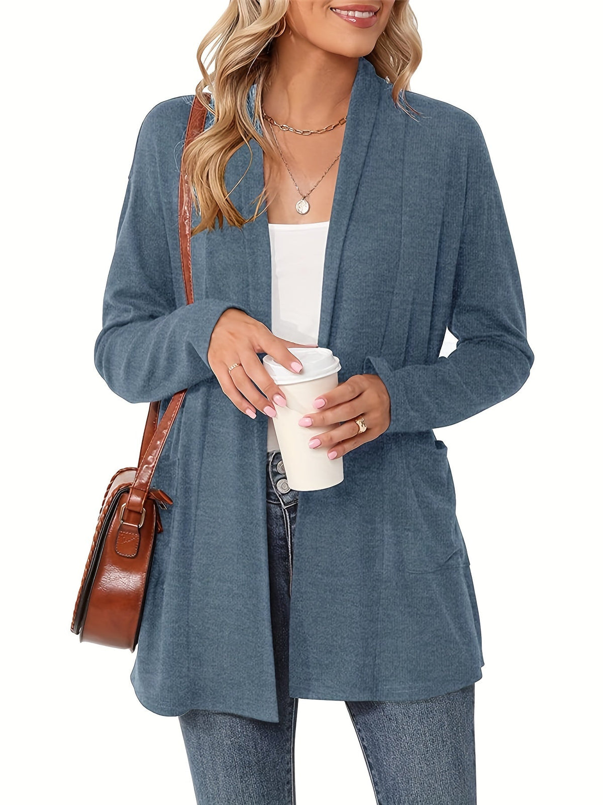Sylvie - Gilet Chic Long Ouvert