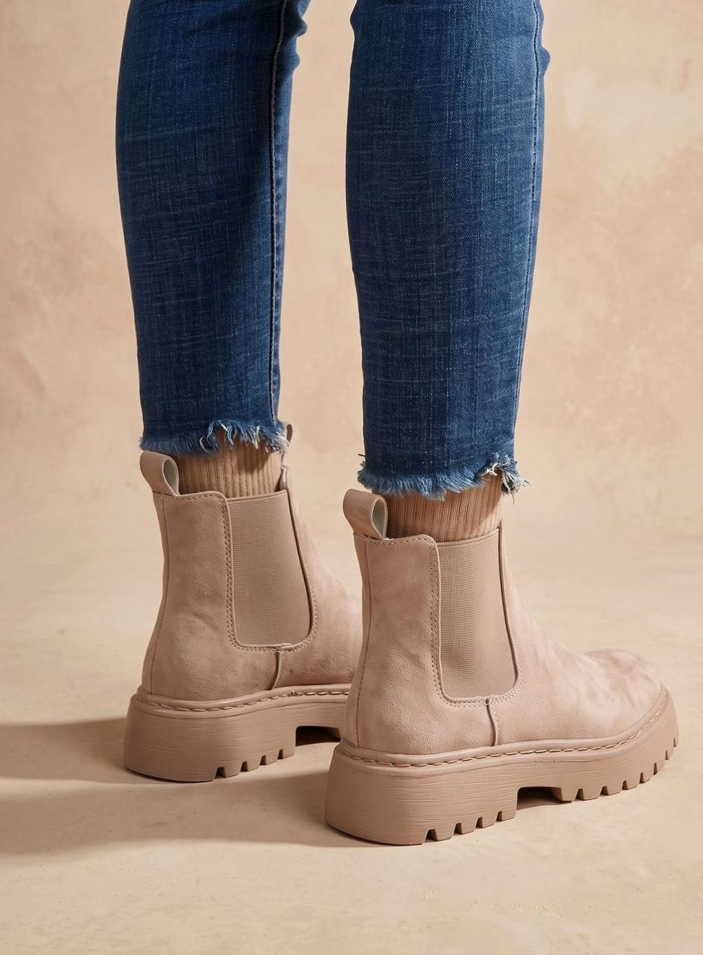 Adèle - Bottines Chelsea Élégantes Plateforme