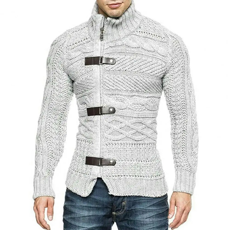 Bastien - Pull Col Roulé Chaud Homme