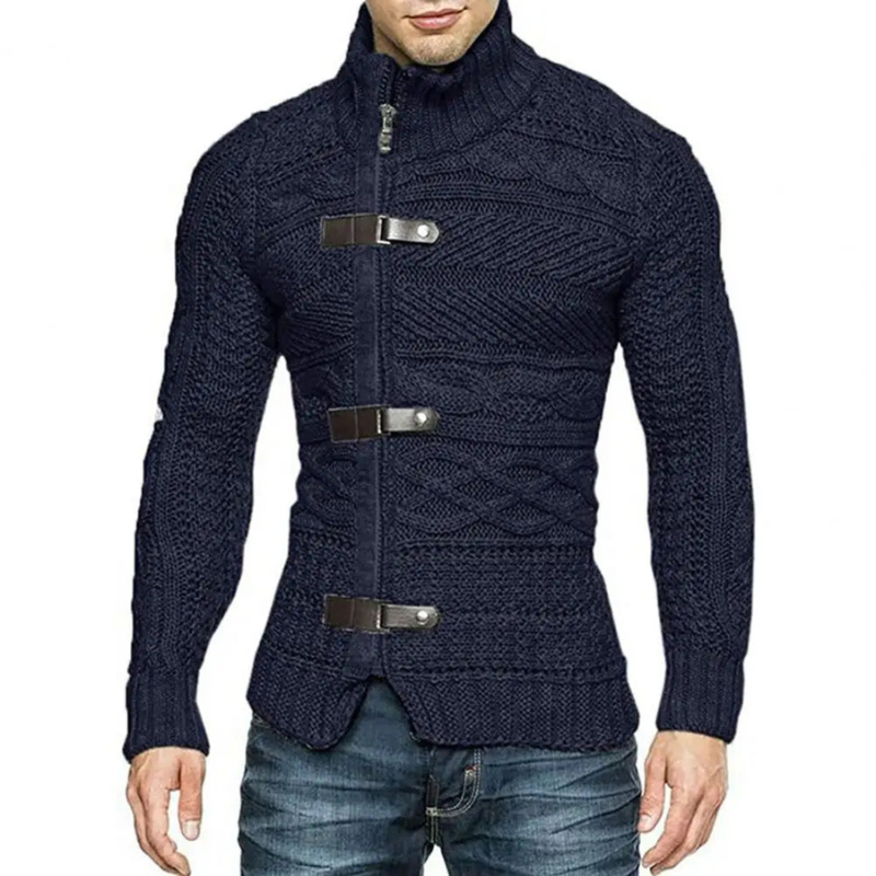Bastien - Pull Col Roulé Chaud Homme