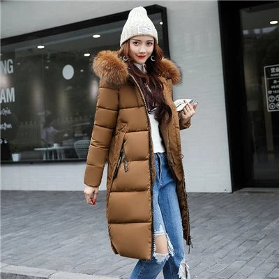 Priya - Doudoune Chic Longue Fourrure