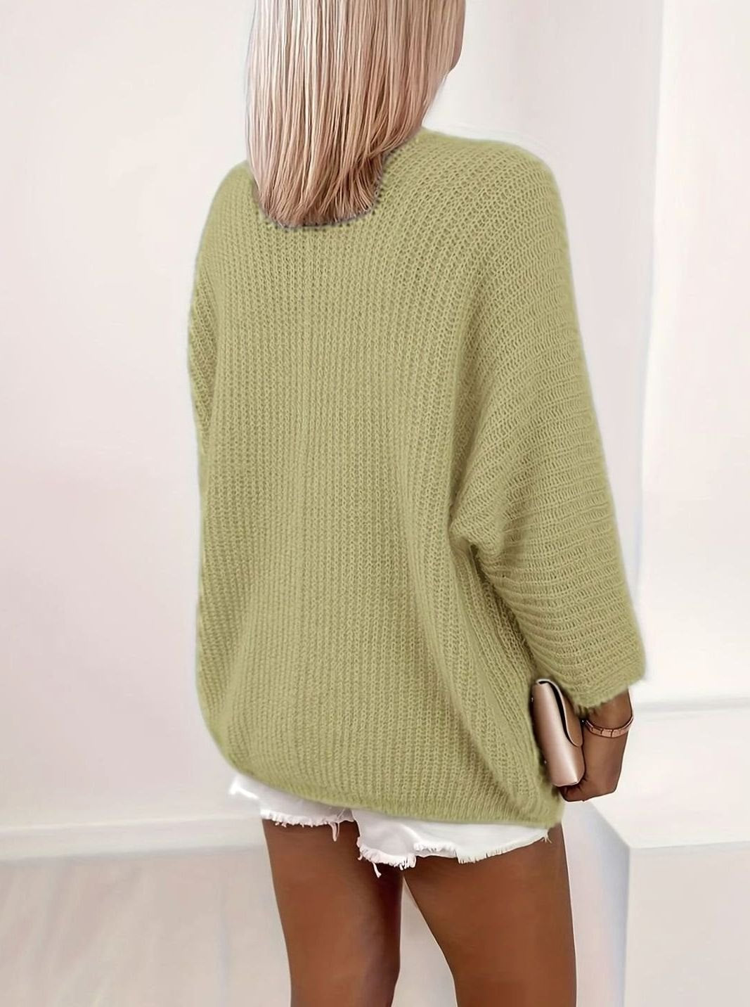 Sylvie - Cardigan Élégant Oversize Maille