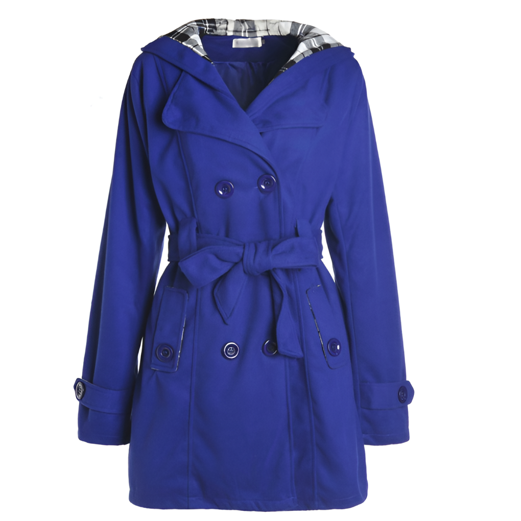 Nadine | Manteau Chic Mi-Long à Capuche