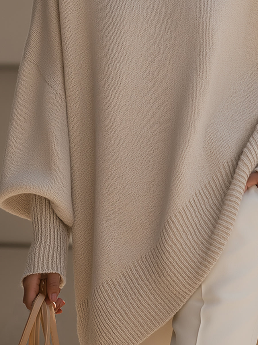Sabine | Pull Élégant Maille Asymétrique