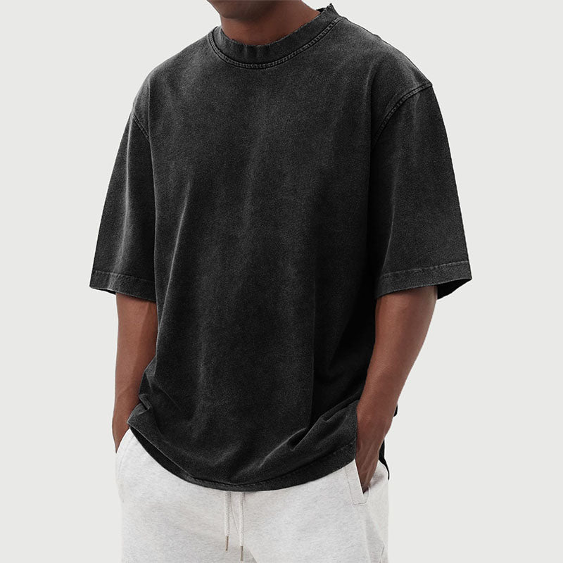 Alexandre - T-Shirt Vintage Délavé Oversize Homme