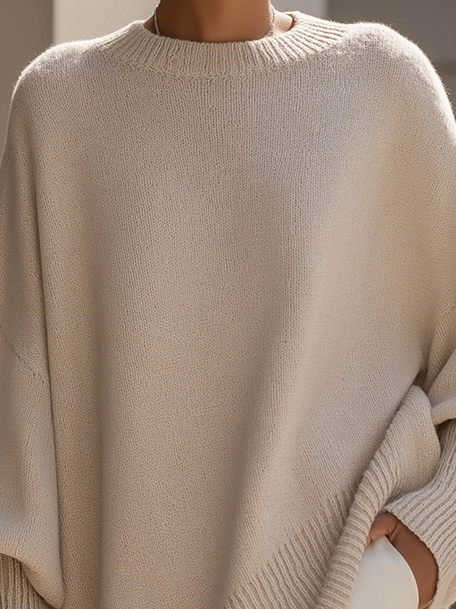 Sabine | Pull Élégant Maille Asymétrique
