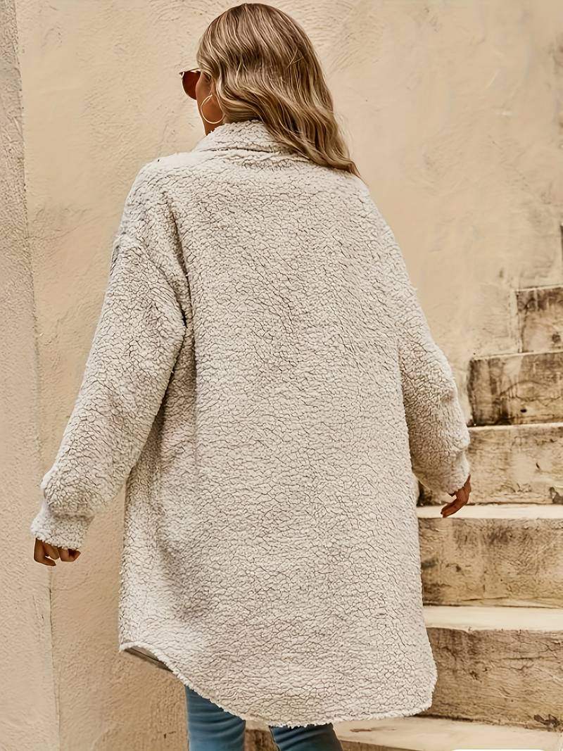 Catherine - Manteau Chic Long Teddy