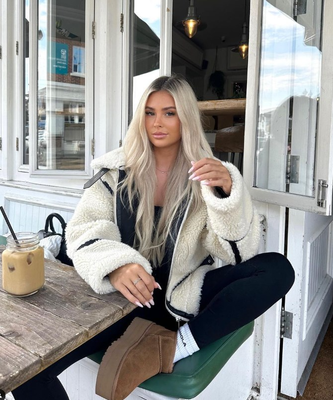 Sandrine - Manteau Élégant Teddy Court