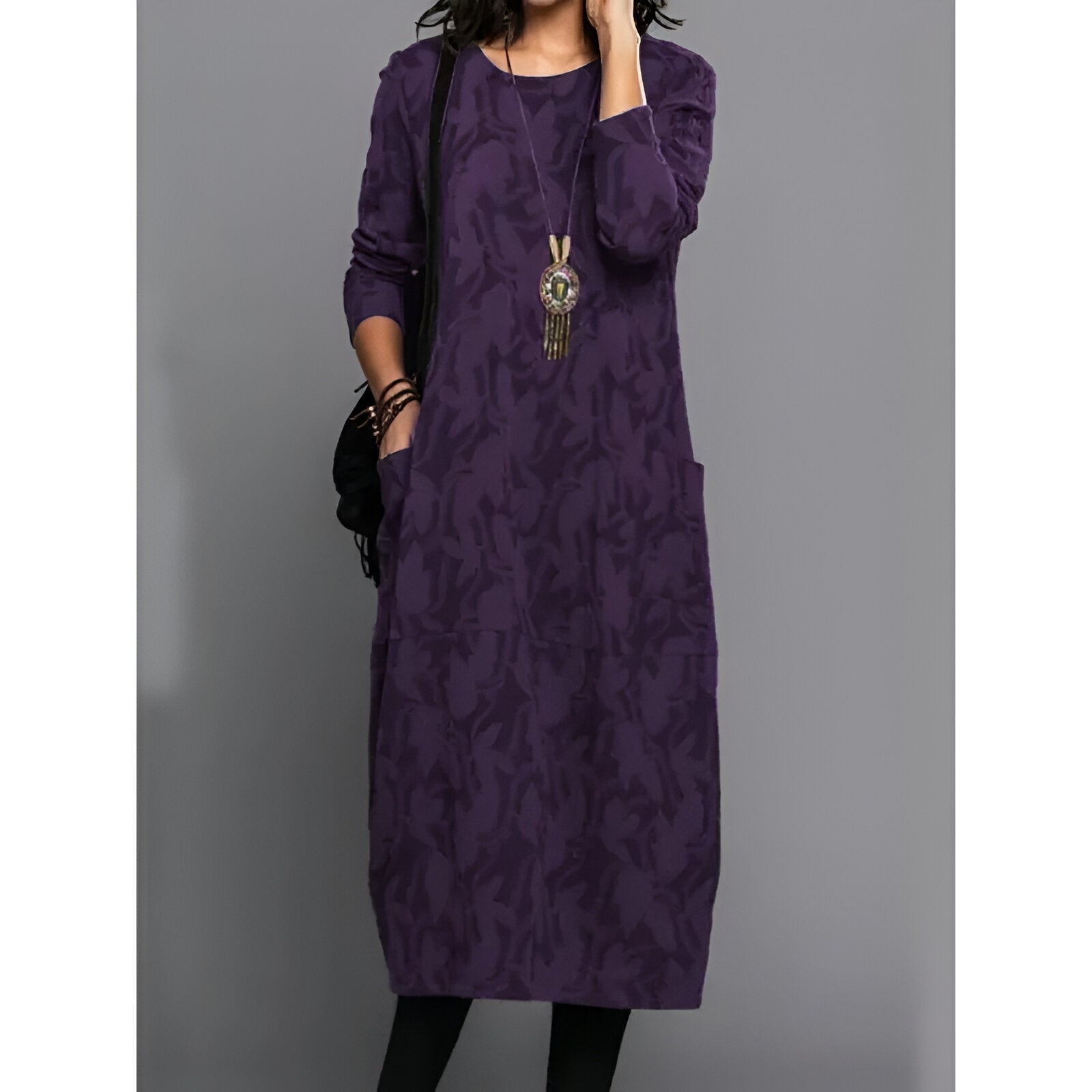 Robe Pull Femme Longue - Sarah