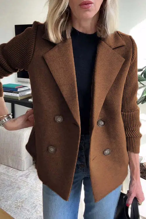 Adèle | Veste Chic Courte Patchwork