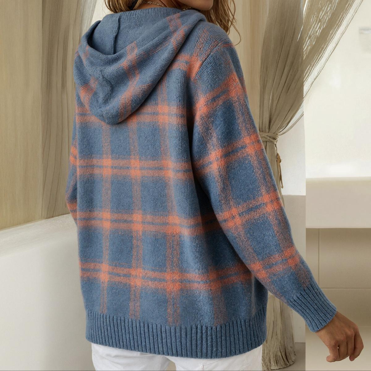 Juliette - Cardigan Chic Vichy Capuche