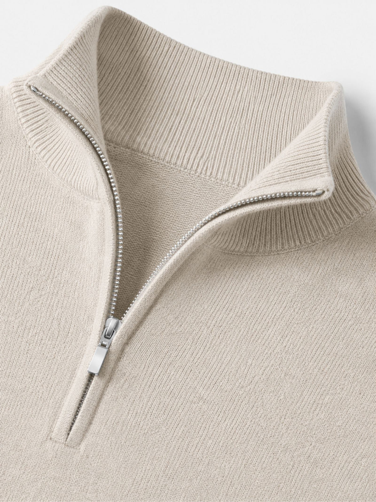 Julien - Pull Élégant Col Zippé Laine