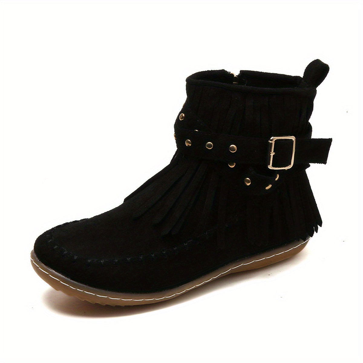 Aurélie - Bottines Chic Franges Boucle