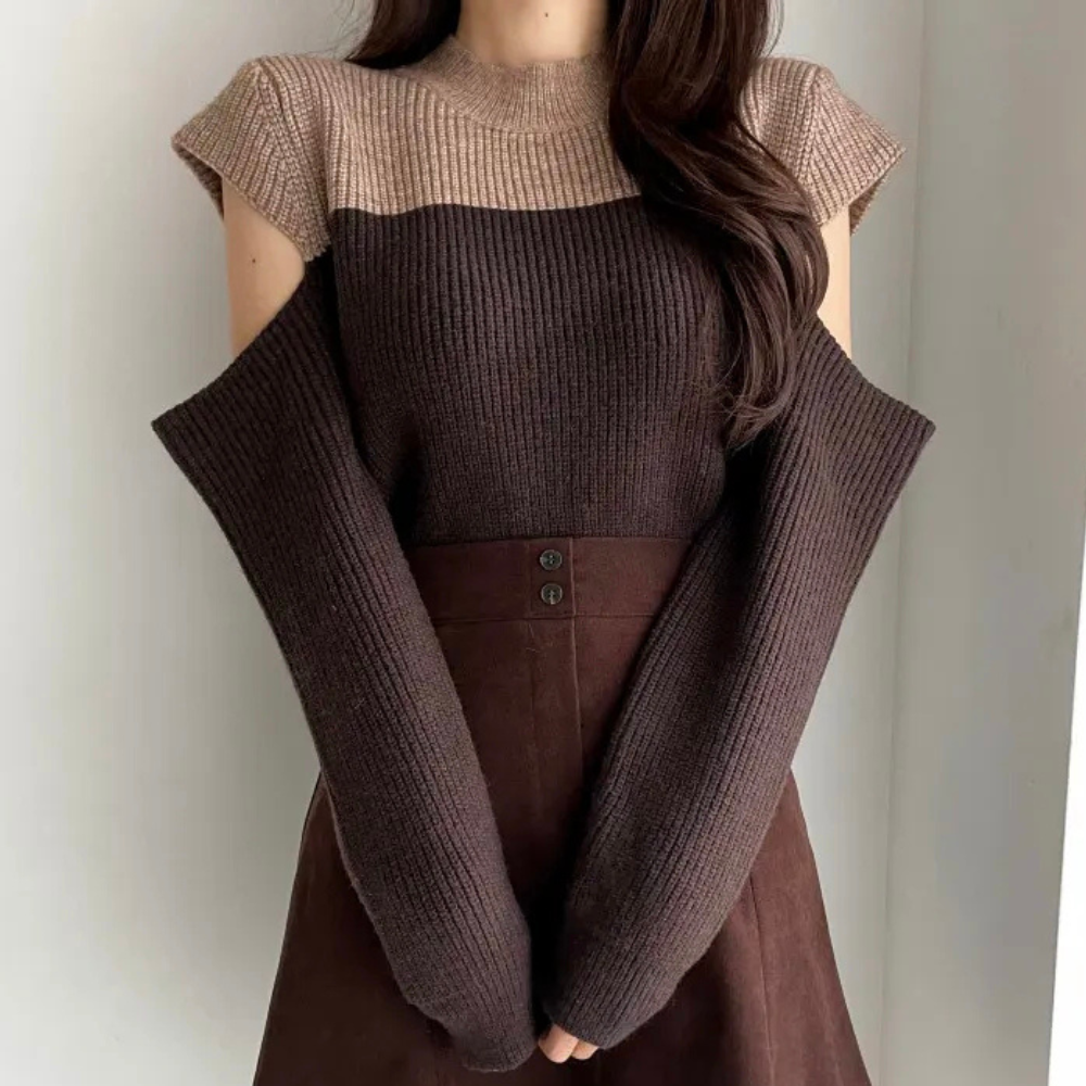 Camille - Pull Chaud Chic Élégance Intemporelle Femme