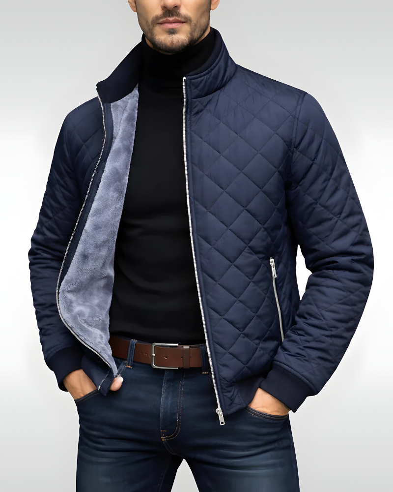 Nicolas - Veste Élégante Matelassée Losanges