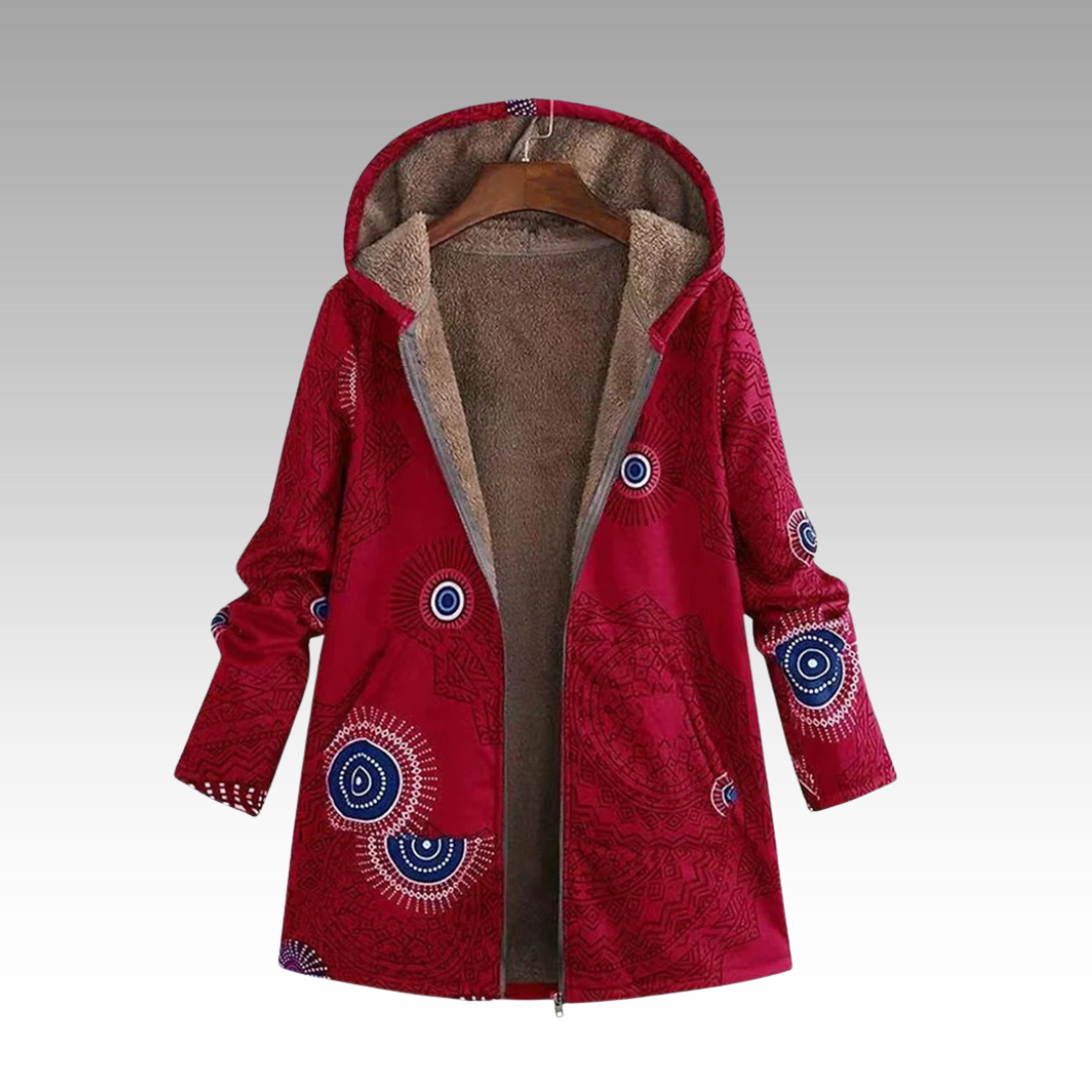 Priya - Veste Chic Vintage Imprimée