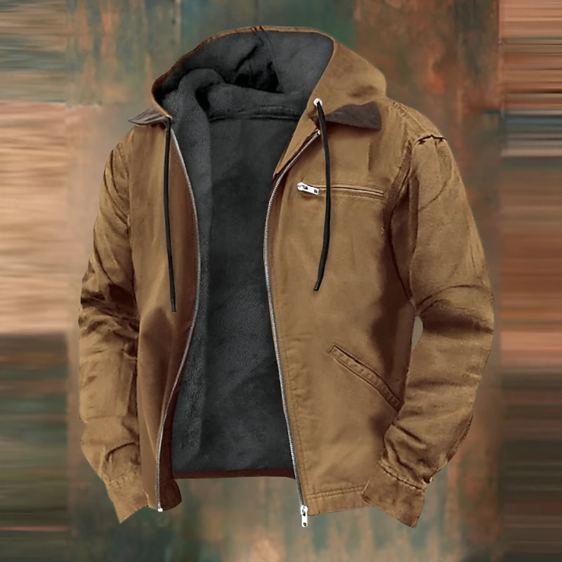 Michel - Veste Chic Doublure Polaire à Capuche