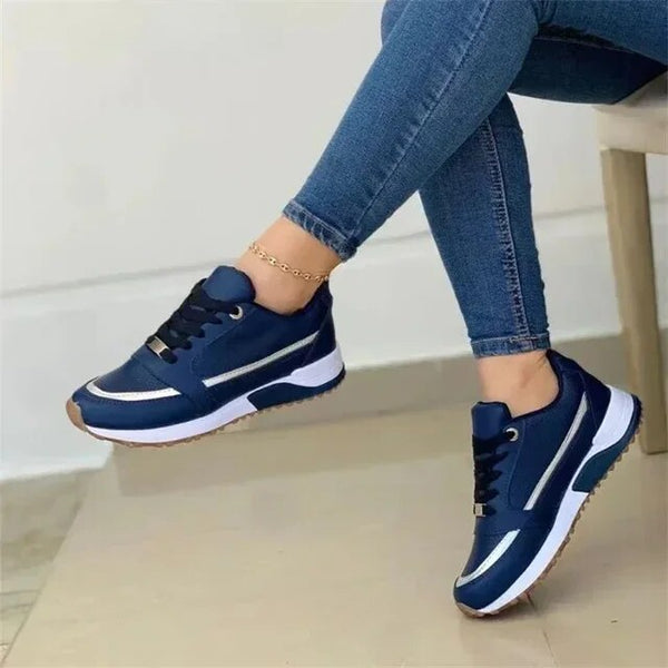 Chantal - Baskets Élégantes Compensées Confortables