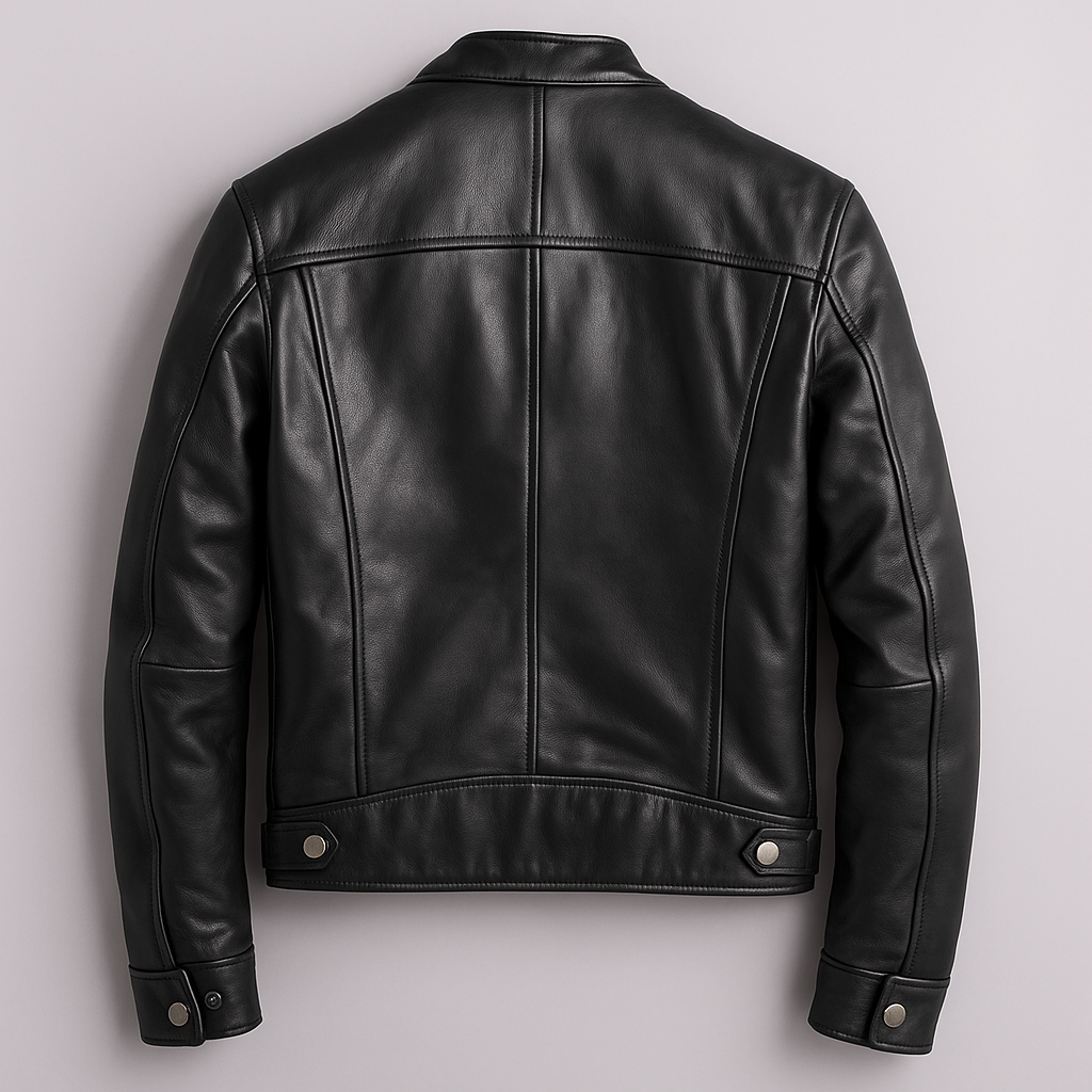 Antoine - Veste Moderne Cuir Ajustée