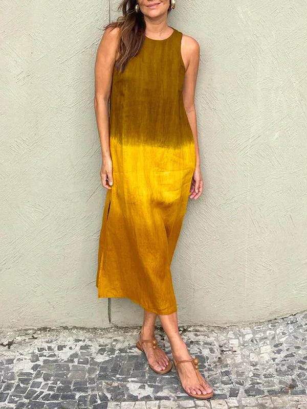 Lina - Robe Estivale Sans Manches À Coupe Aérienne